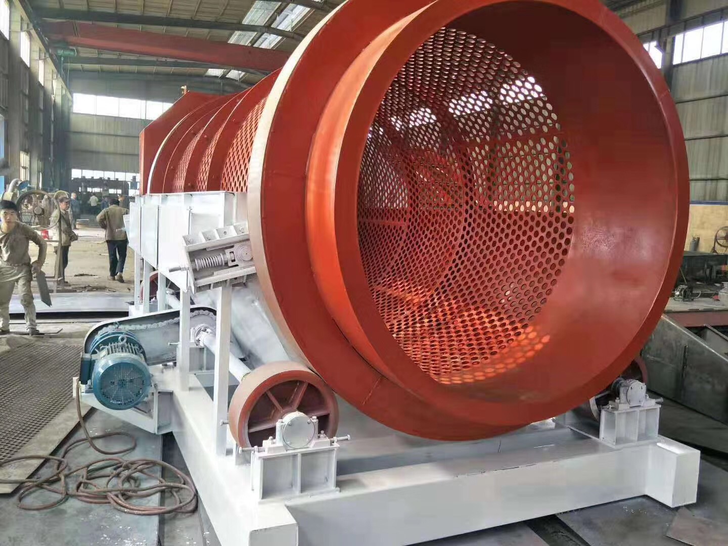 滾筒篩沙機價格-砂石生產線設備配套廠家(篩沙機大型滾筒篩沙機)